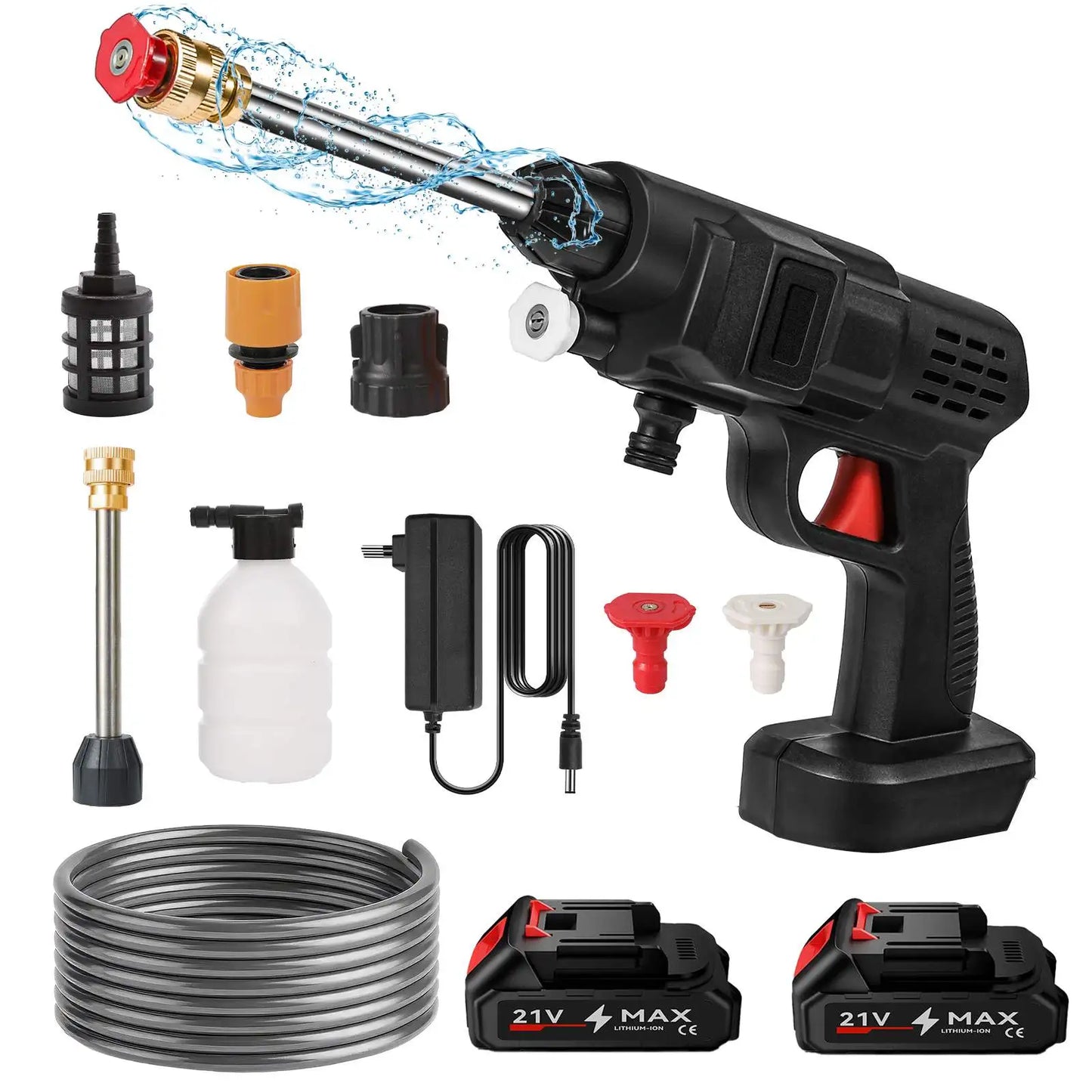 200W 30BAR Cordless High Pressure Cleaner Washer Spray Water Gun Garden Wash Water Cleaning Machine for Makita 18V Battery