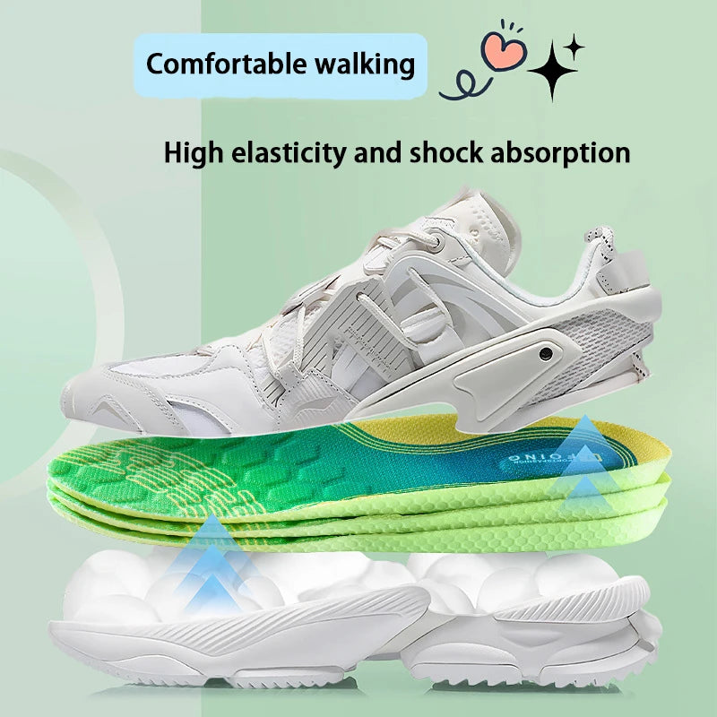 1 Pair of Breathable Anti-Odor Shoe Insoles sneakers Insole Soft Shock Absorbing Sole Outdoor Sports Running Shoe Insoles