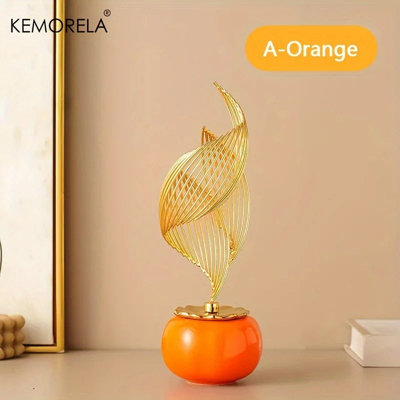 Abstract Ceramic Statue Modern Luxury Living Room Home Decor Accessories Office Decoration Desk Souvenirs Crafts Gifts