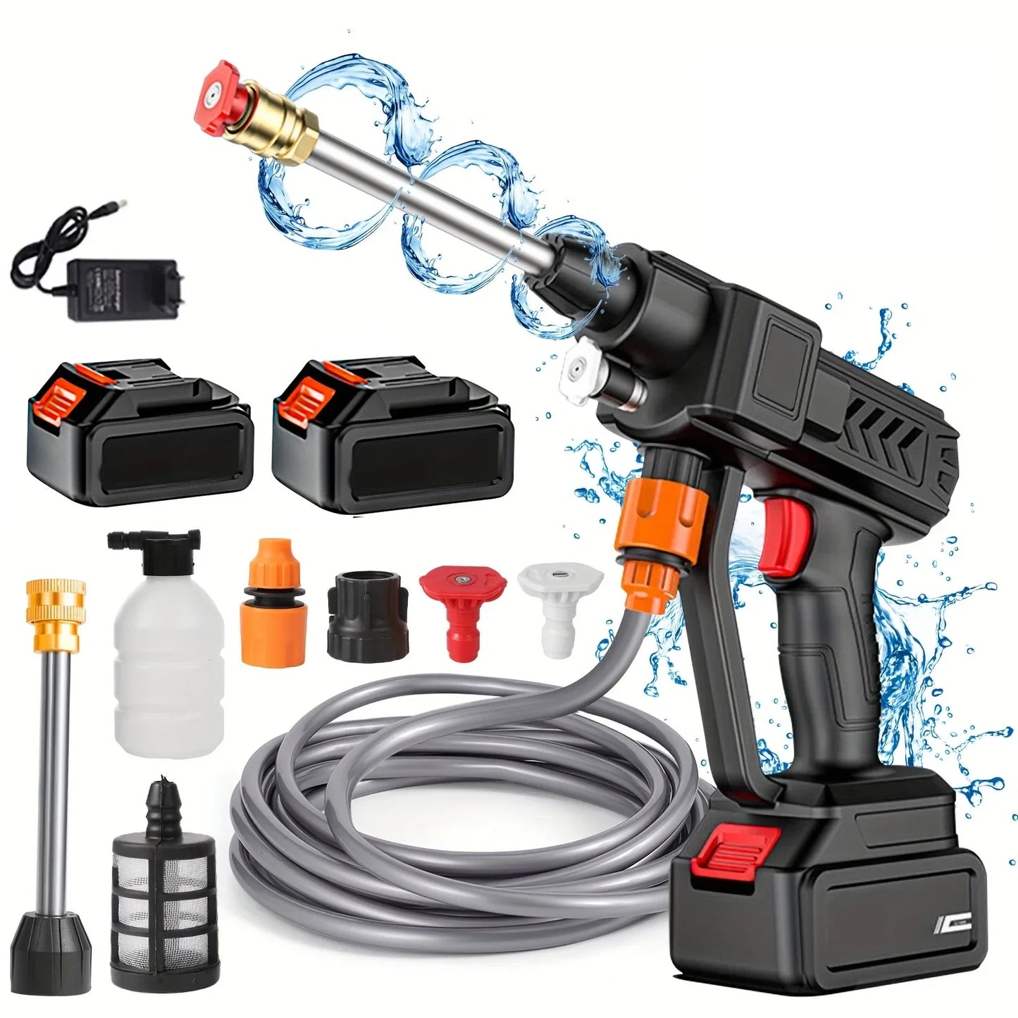 200W 30BAR Cordless High Pressure Cleaner Washer Spray Water Gun Garden Wash Water Cleaning Machine for Makita 18V Battery