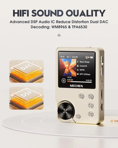High Quality Lossless MP3 Player/MECHEN-M30/HiFi/with 64GB Memory Card Support Up to 256GB